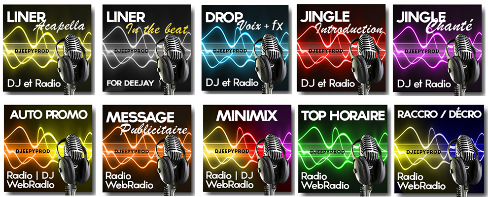 Sample pour dj Jingle radio habillage par djeepyprod